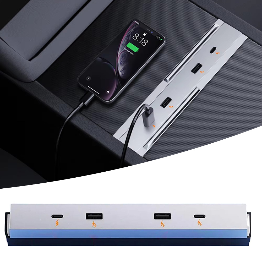 Usb Hub Type C - Hub USB de Carregamento Rápido 27W-65W