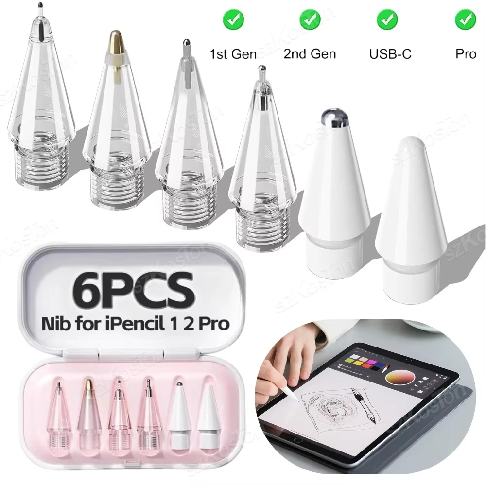 Tablet Stylus Accessories - Pontas de Lápis de Reposição DIXSG