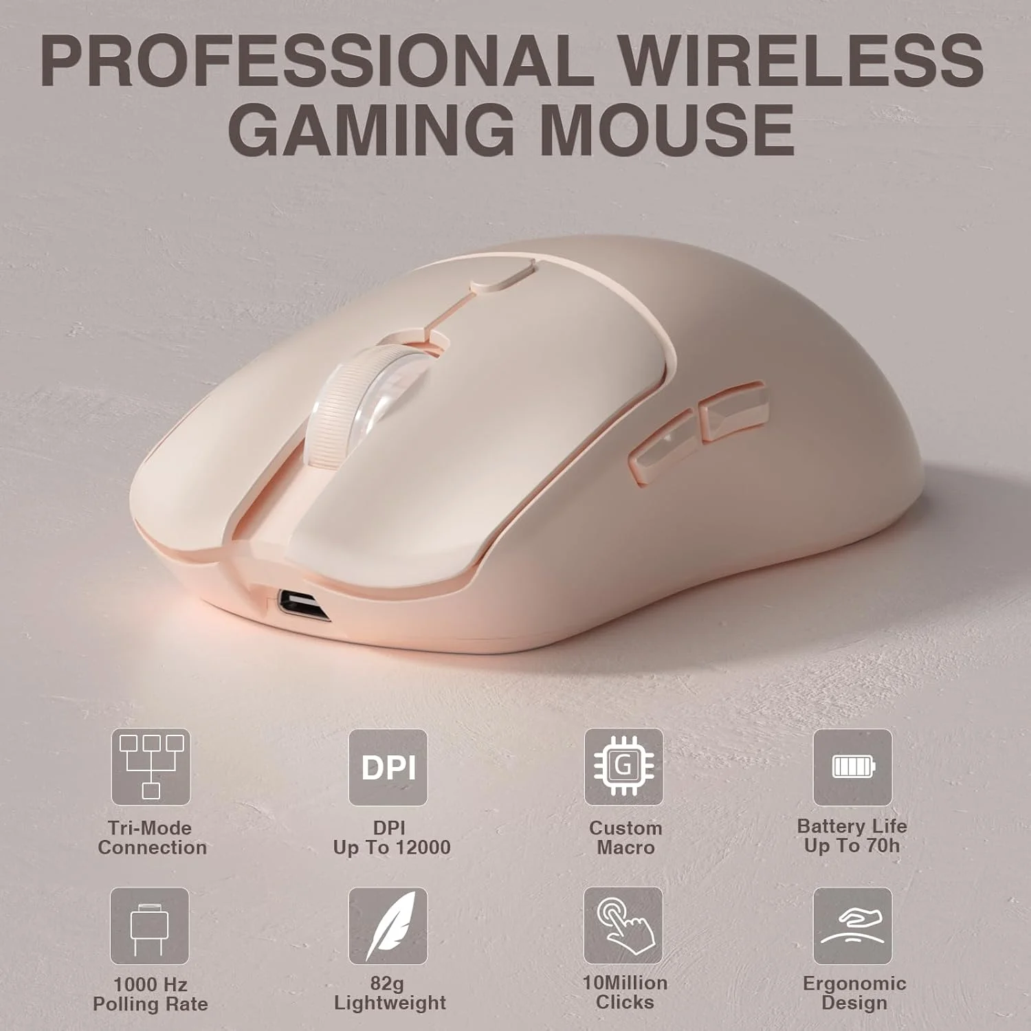 Tablet Gaming Accessories - Mouse Gamer Sem Fio Tri-mode AULA