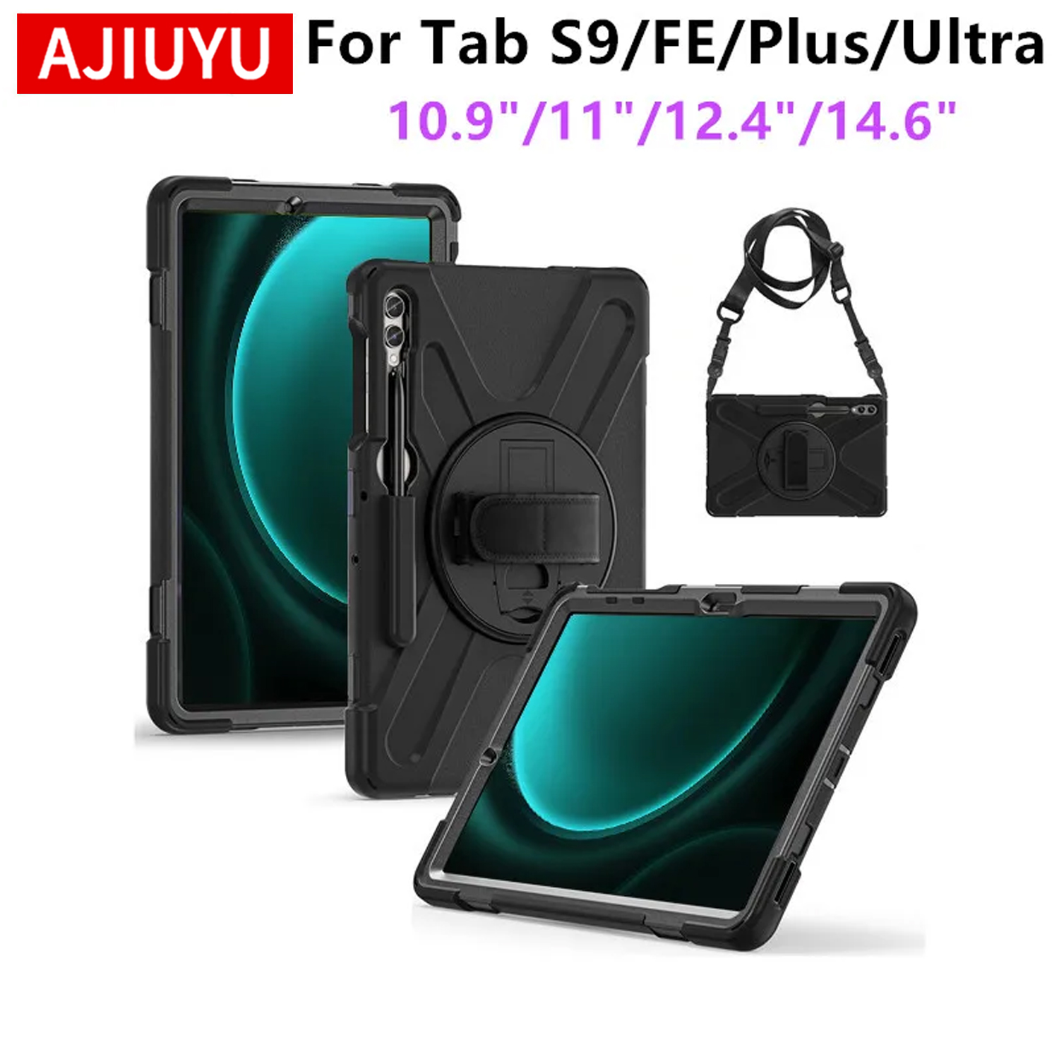 Samsung Tablet A9 Accessories - Capa resistente à prova de choque