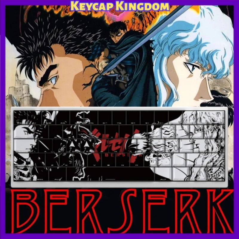 Tablet Gaming Accessories - Teclas Temáticas BERSERK para Teclado Mecânico