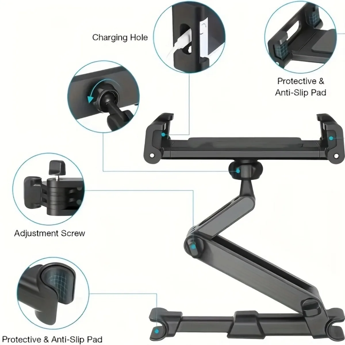 Suporte para tablet, encosto d - Toddler Tablet Accessories avaliação e preço