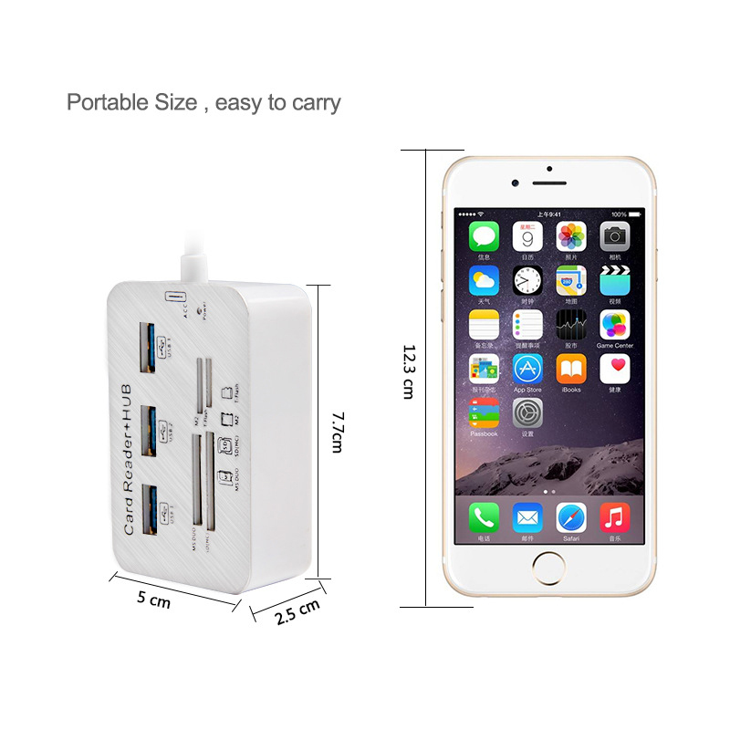 Hub USB Tipo C 3.0 7 em 1 com  - Usb Hub Type C avaliação e preço