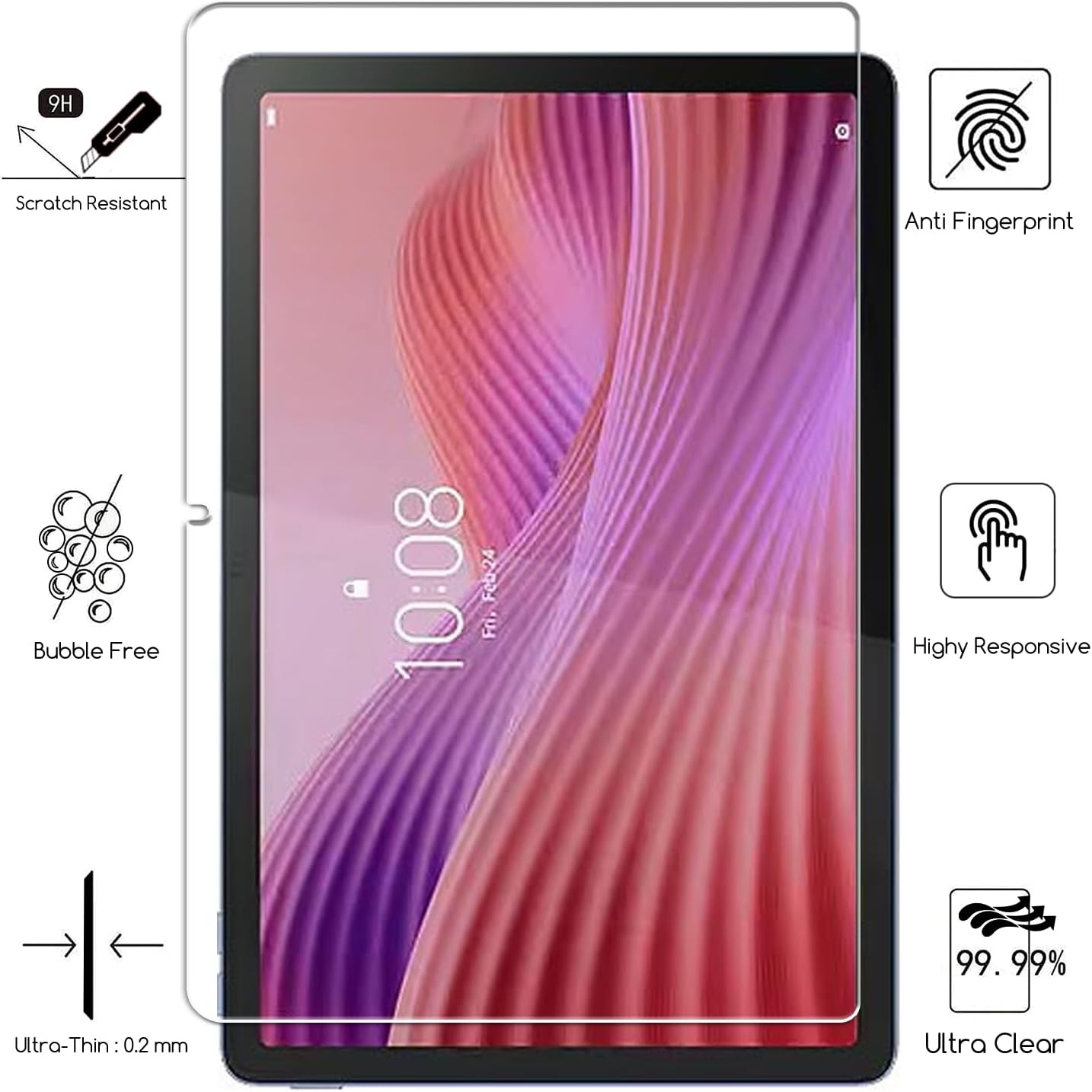 1 PCS Protetor de Tela de Vidr - Temu Tablet Accessories avaliação e preço
