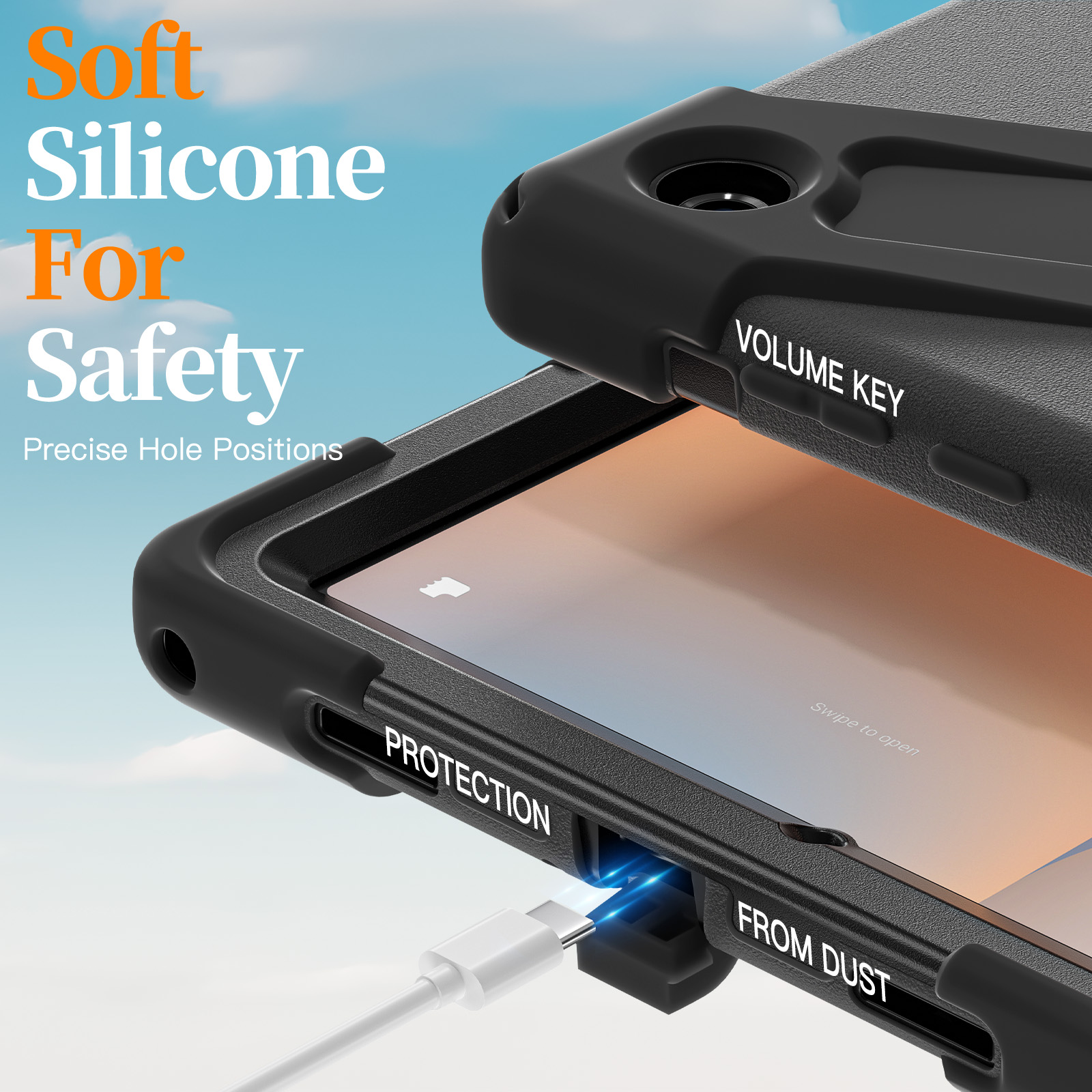 AJIUYU 360 °   Capa Rotativa R - Samsung Tablet A9 Accessories avaliação e preço