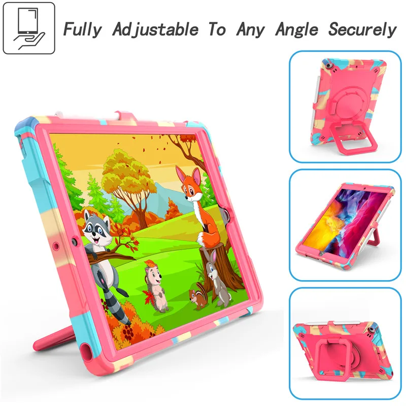 Capa à prova de choque com sup - Toddler Tablet Accessories avaliação e preço