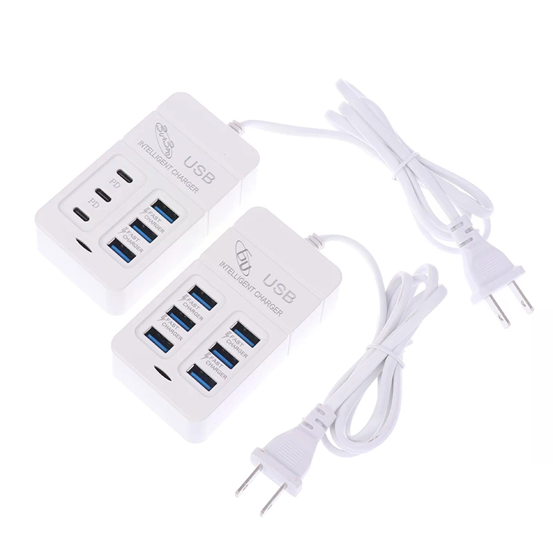 1pc eua plug 6 portas multipor - Usb Hub Type C avaliação e preço