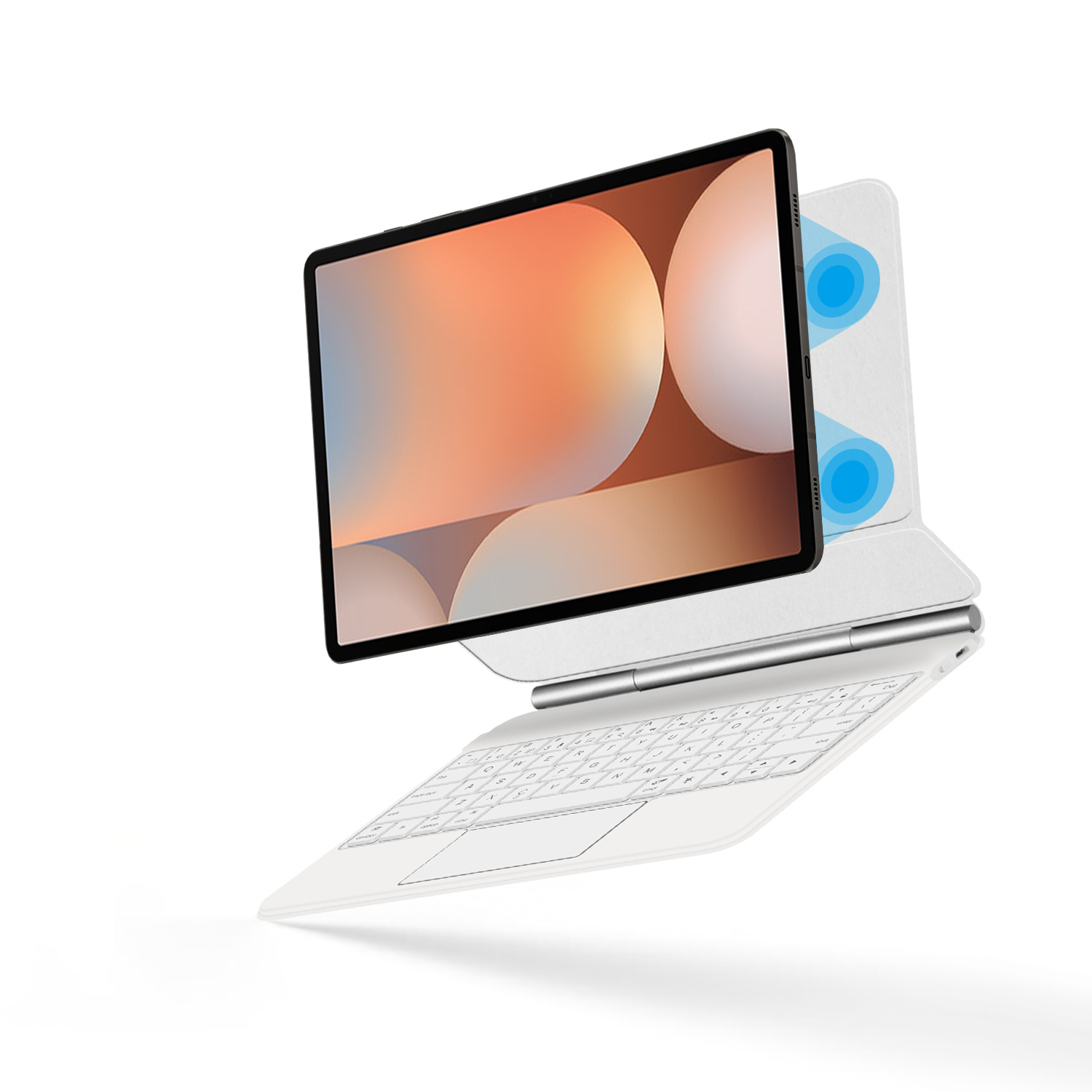 Teclado mágico para samsung ga - Tablet Accessories For Samsung avaliação e preço