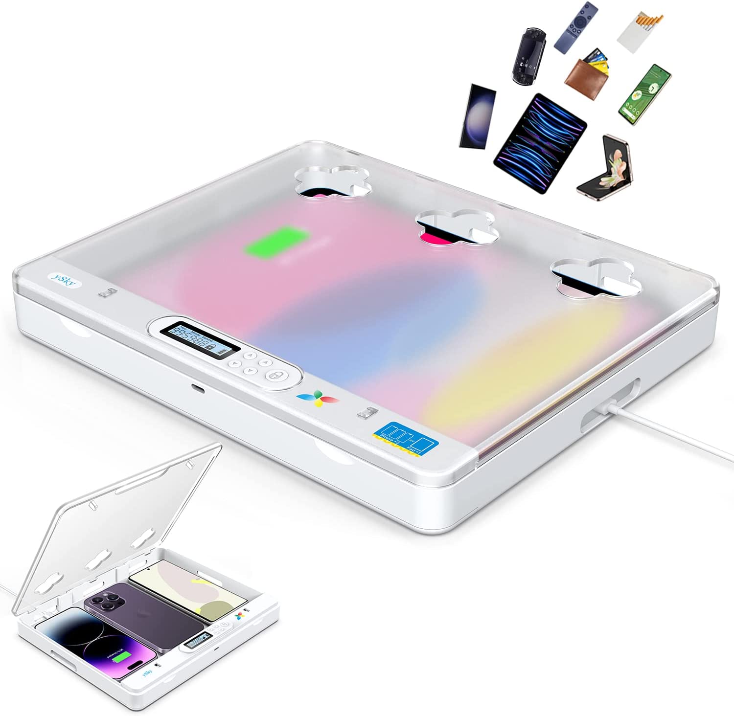 Caixa de Bloqueio com Temporiz - Toddler Tablet Accessories avaliação e preço