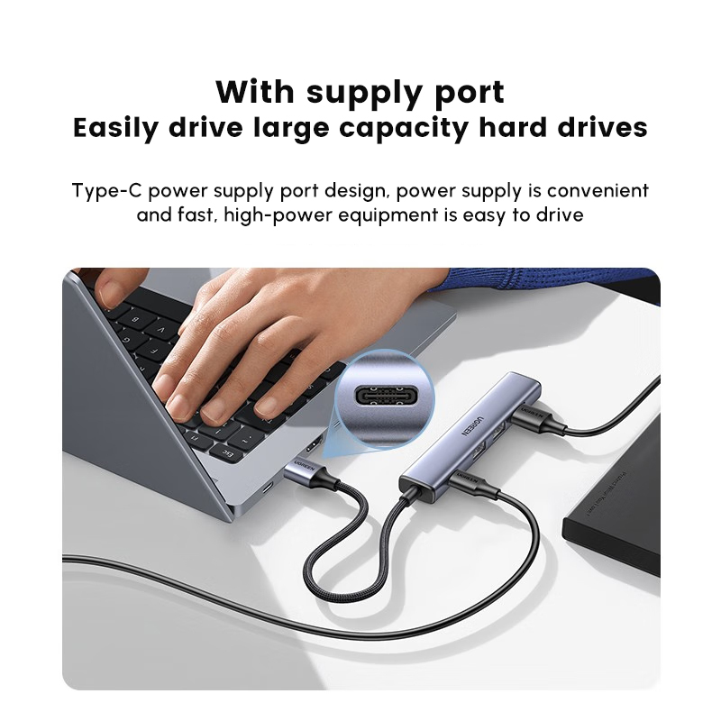 Hub USB UGREEN com 4 portas US - Usb Hub Type C avaliação e preço