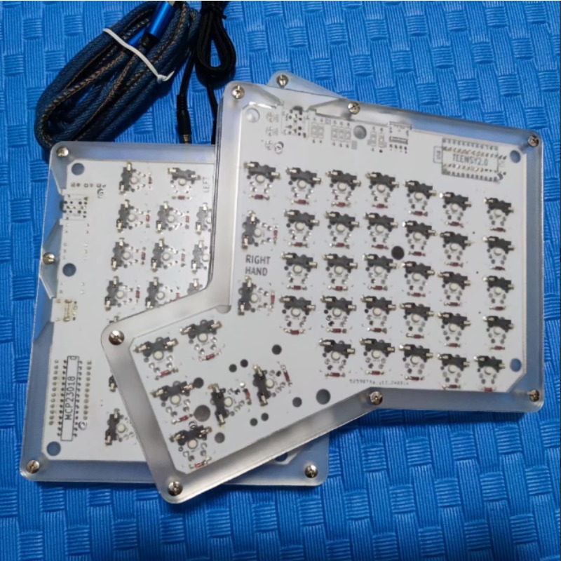 Ergodox kit de teclado dividid - Tablet Accessories 3D Print avaliação e preço
