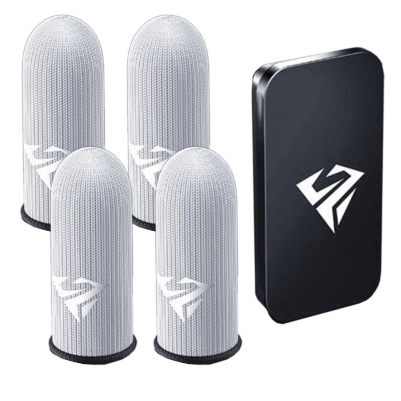 1 par gamer dedo mangas sweatp - Tablet Gaming Accessories avaliação e preço
