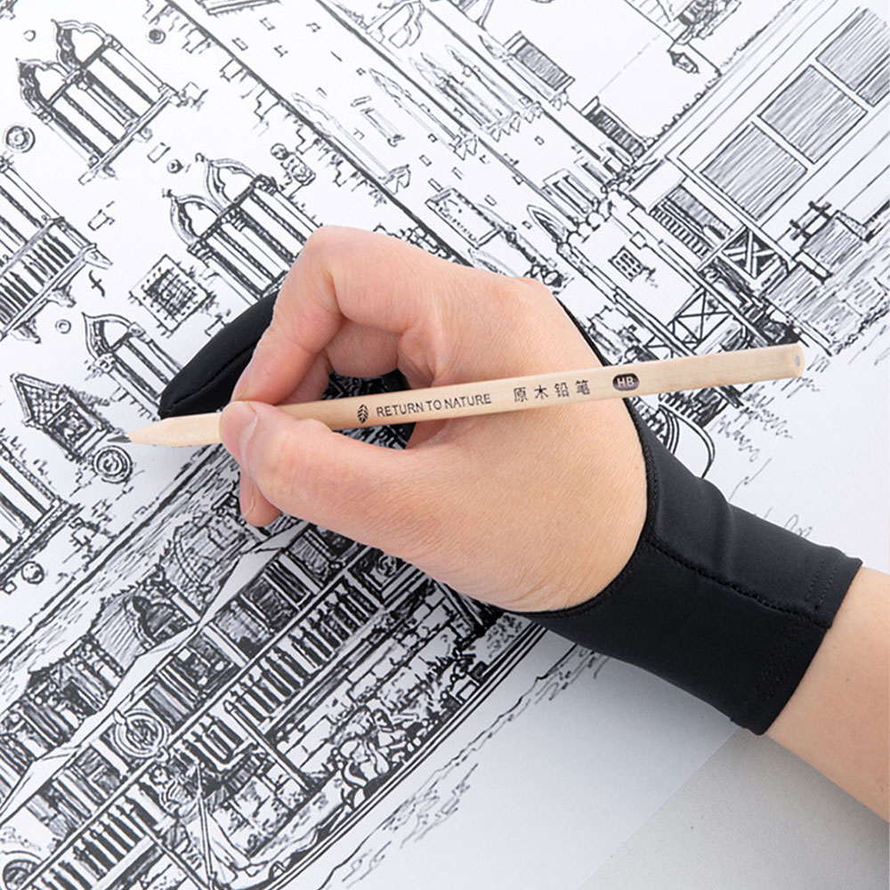 Novas Luvas Antitoque de Dois  - Drawing Glove Artist avaliação e preço
