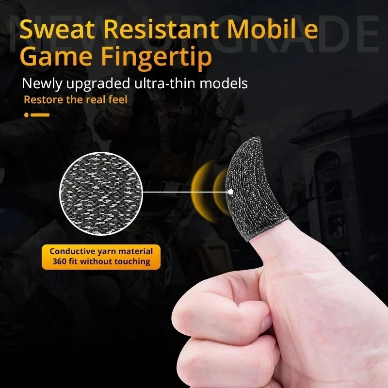 Luva de dedo para jogos, ponta - Tablet Gaming Accessories avaliação e preço