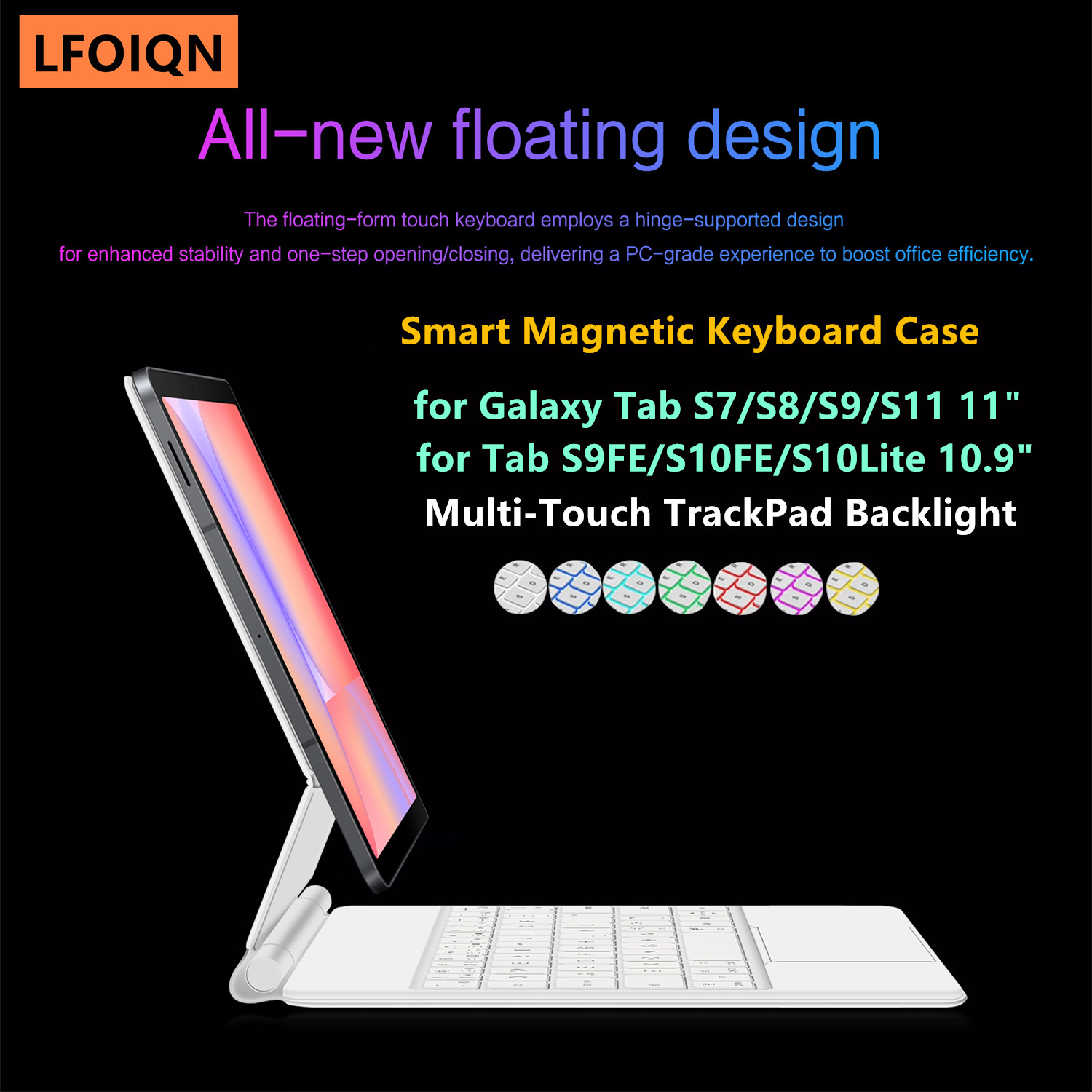 Teclado Mágico LFOIQN para Sam - Tablet Accessories For Samsung avaliação e preço