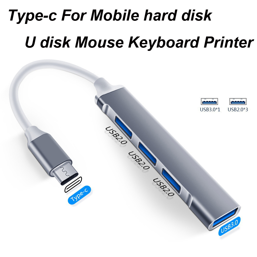 Hub USB 3.0 TIPO-C 3.1 com 4 p - Usb Hub Type C avaliação e preço