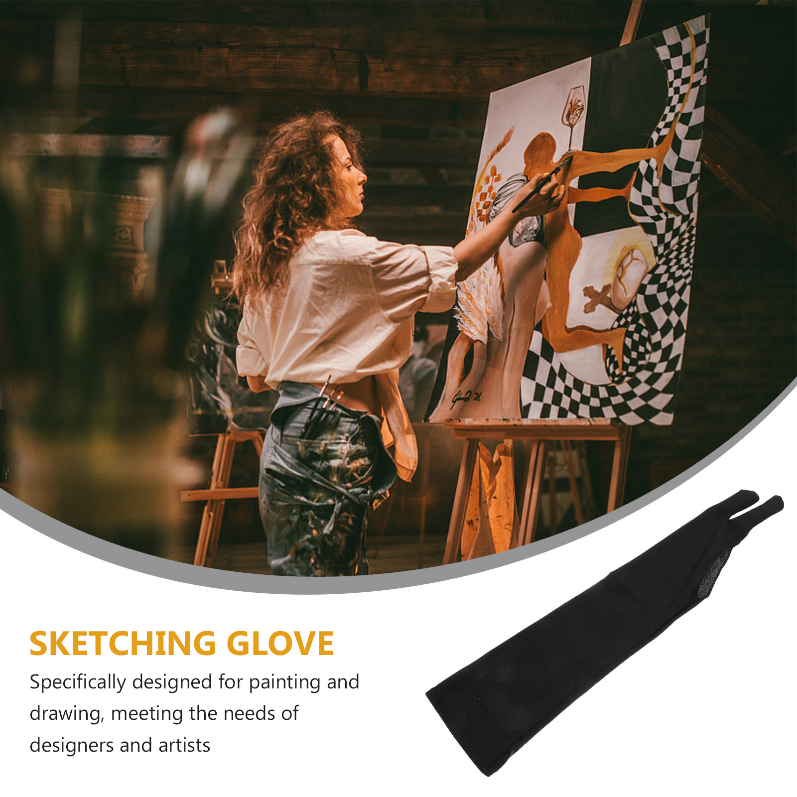 Luva de desenho para artistas, - Drawing Glove Artist avaliação e preço