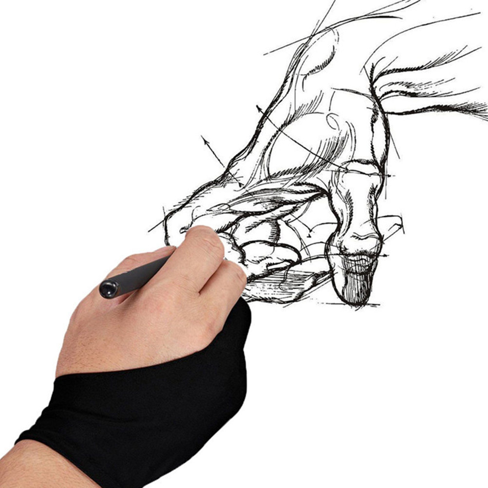 Luva de Desenho com Dois Dedos - Drawing Glove Artist avaliação e preço