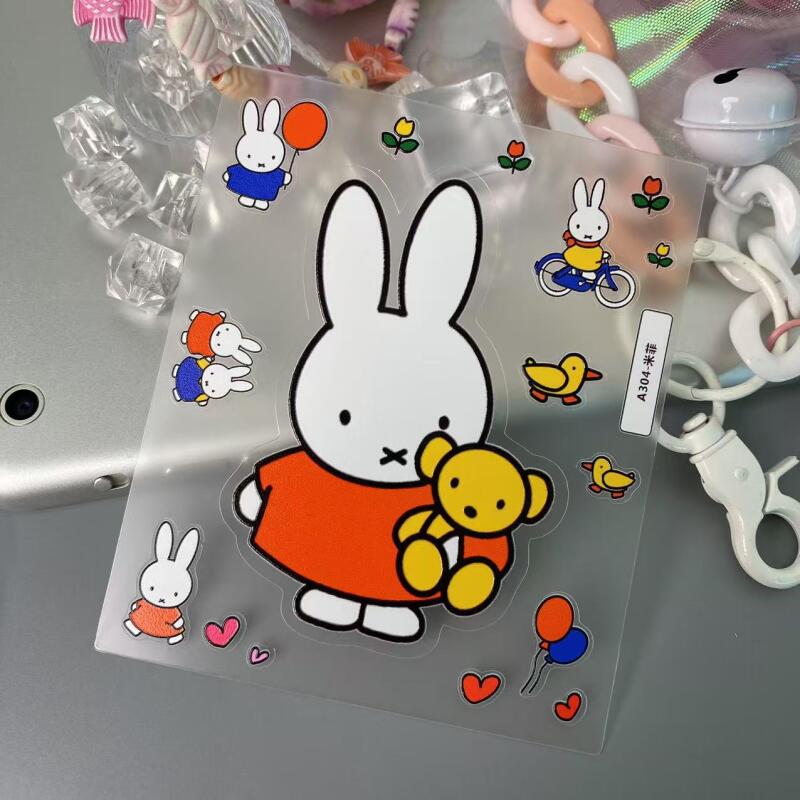 Adesivos 3D do Cartoon Miffy,  - Tablet Accessories 3D Print avaliação e preço