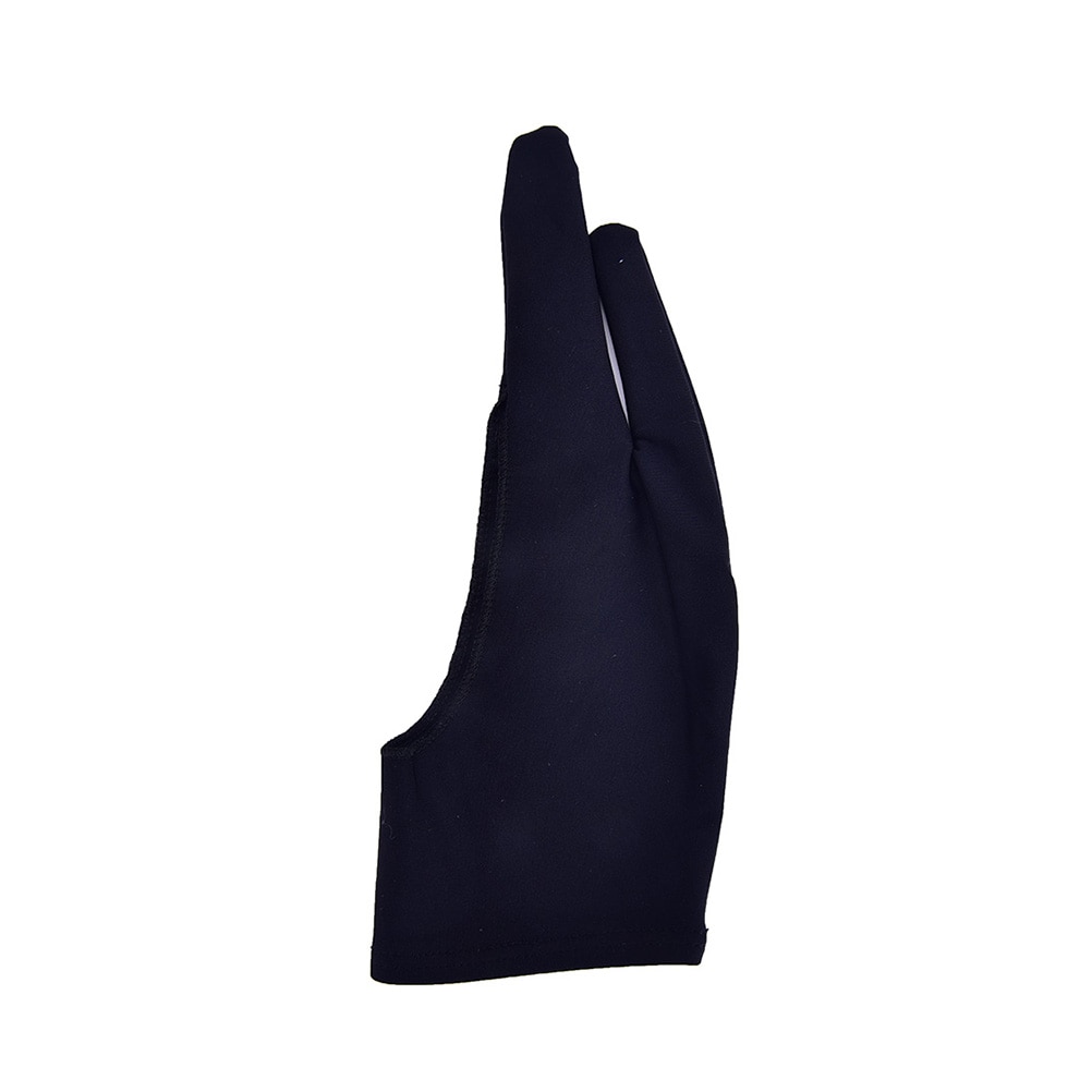 Preto 2 dedo artista luva anti - Drawing Glove Artist avaliação e preço
